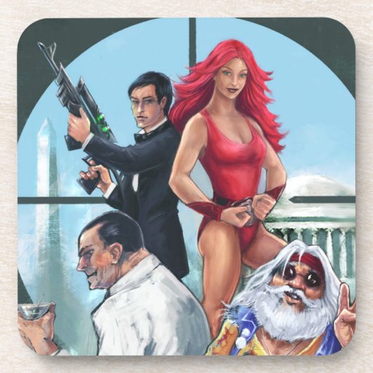 完全な保護所のコルクのコースター コースター (正面)