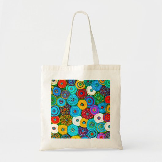 完全な円のバッグのトート トートバッグ (正面)