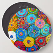 完全な円ボタン 缶バッジ (正面&裏面)