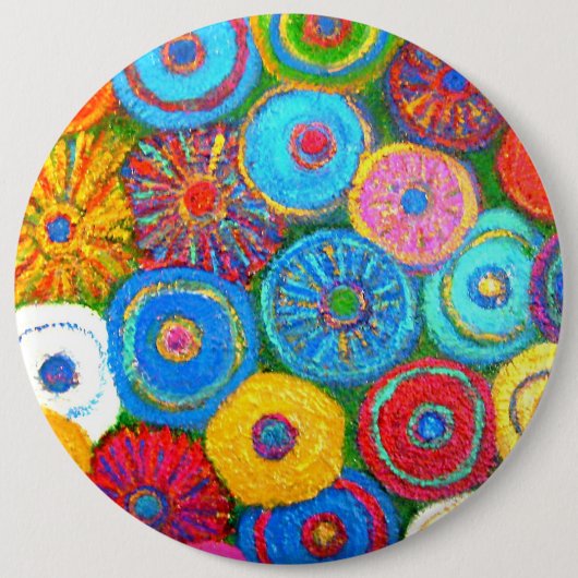 完全な円ボタン 缶バッジ (正面)