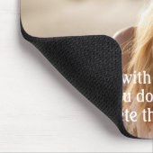 完全な写真とシンプル文字（下） マウスパッド (コーナー)