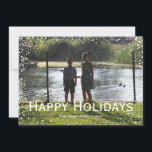 完全な写真の降雪カスタムカード シーズンカード<br><div class="desc">すべてのテキストは完全にあなたのためにカスタマイズ可能で、あなたが望む通りにパーソナライズされたカードを作成できます。</div>