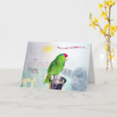 完全な写真 カード (黄色い花)