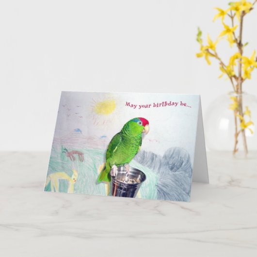 完全な写真 カード (黄色い花)