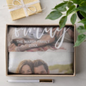 完全な写真 – 垂直カスタムスクリプトファミリ文字 薄葉紙 (ギフト)