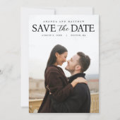 完全な写真 現代の Save the Date セーブザデート (正面)