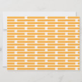 完全な出席賞 招待状 (裏面)