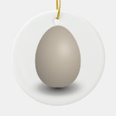 完全な卵 セラミックオーナメント (正面)