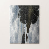 完全な反射 – 空と海 ジグソーパズル (縦)