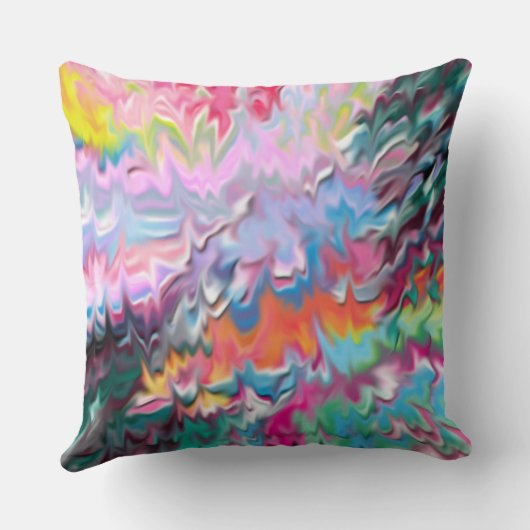 完全な嵐の虹 クッション (裏面)