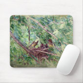 完全な巣、親とベビー マウスパッド (マウス)