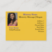 完全な平和ビジネス/大臣カード 名刺 (裏面)