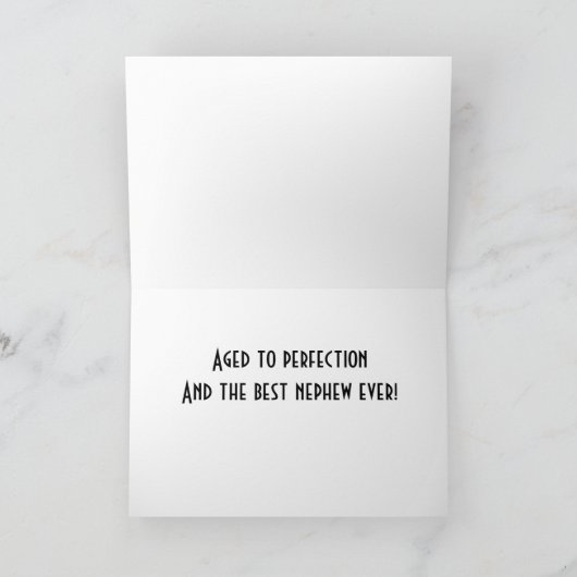 完全な年齢**甥**クラシックカード用 カード (内部)