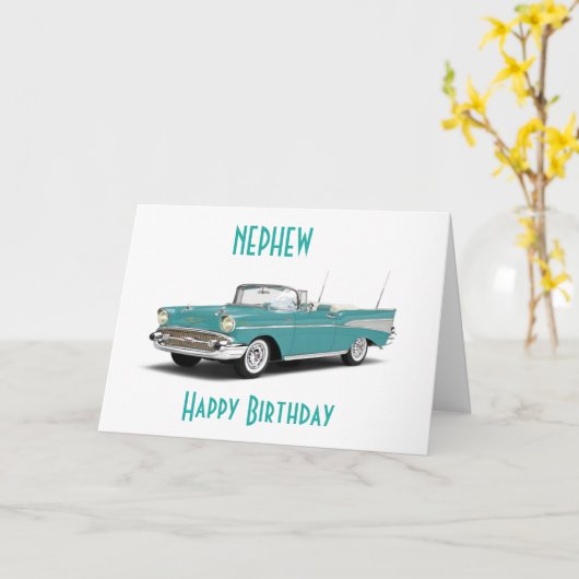 完全な年齢**甥**クラシックカード用 カード (黄色い花)