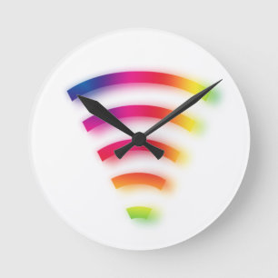 完全な強さWIFI ラウンド壁時計
