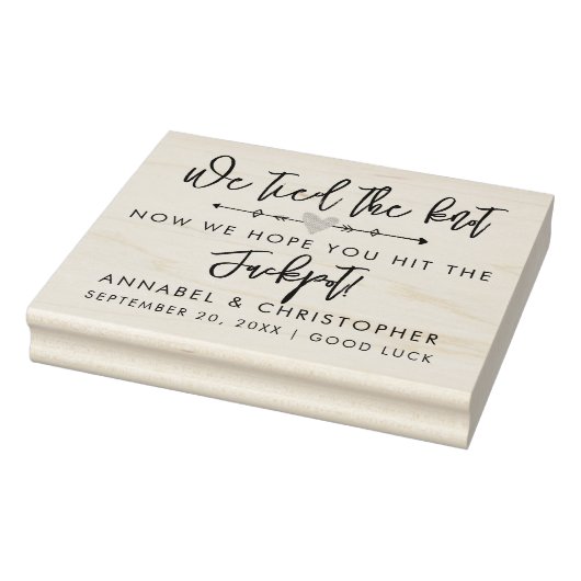 完全な愛の宝くじスクラッチカード結婚式の引き出物 ラバースタンプ (スタンプ)