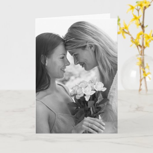 完全な愛 カード (黄色い花)