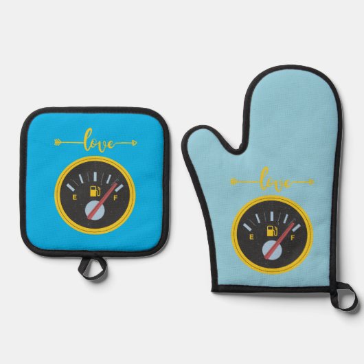 完全な愛 鍋つかみ&鍋敷きセット (正面)