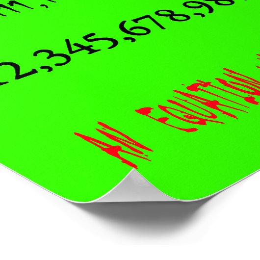 完全な数 ポスター (角)