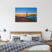 完全な日素晴らし出 キャンバスプリント (インサイチュ (寝室))