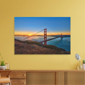 完全な日素晴らし出 キャンバスプリント (インサイチュ (リビング))