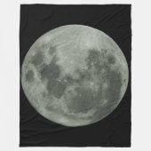 完全な月 フリースブランケット (正面)