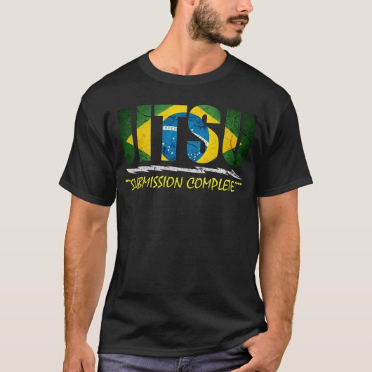 完全な服従-ブラジル人のJiu JitsuのTシャツ Tシャツ (正面)
