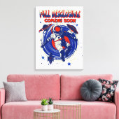 完全な来開示 |宇宙飛行士フローティング キャンバスプリント (インサイチュ (リビング))