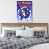 完全な来開示 |宇宙飛行士フローティング キャンバスプリント (インサイチュ (寝室))