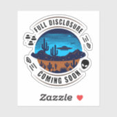 完全な来開示 |砂漠のUFO シール (シート)