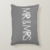 完全な氏および夫人結婚祝い アクセントクッション (正面(垂直))