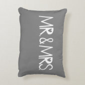 完全な氏および夫人結婚祝い アクセントクッション (裏面(縦))