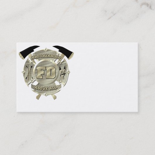 完全な消防士の名刺..... 名刺 (正面)