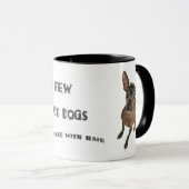 完全な犬のマグ マグカップ (正面右)