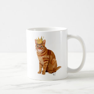完全な王冠を持つショウガ猫 コーヒーマグカップ