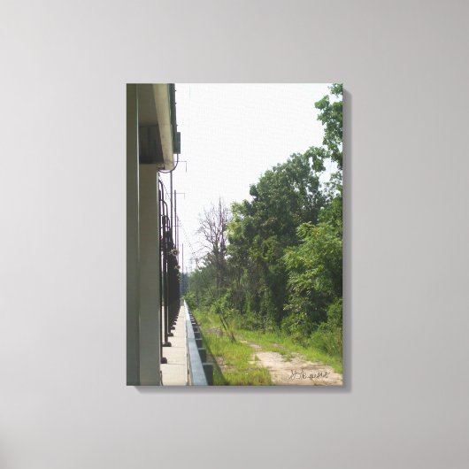 完全な産業と自然の対称性 キャンバスプリント (正面)