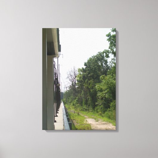 完全な産業と自然の対称性 キャンバスプリント (正面)