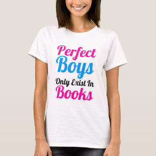 完全な男の子は本の女性Tシャツだけに存在しています Tシャツ