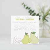 完全な組の婚約の発表 招待状 (スタンド正面)