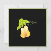 完全な組の秋の結婚式の招待状 招待状 (裏面)