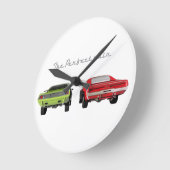 完全な組 ラウンド壁時計 (傾斜)