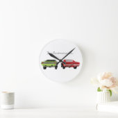 完全な組 ラウンド壁時計 (ホーム)