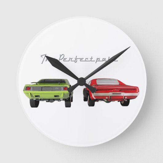 完全な組 ラウンド壁時計 (正面)