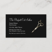 完全な美容院の名刺 名刺 (正面)