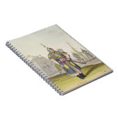 完全な軍服、イラストレーションの中国のな兵士 ノートブック (右側)