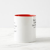 「完全な鎧を身に着けよ」 ツートン コーヒー ツートーンマグカップ (中央)
