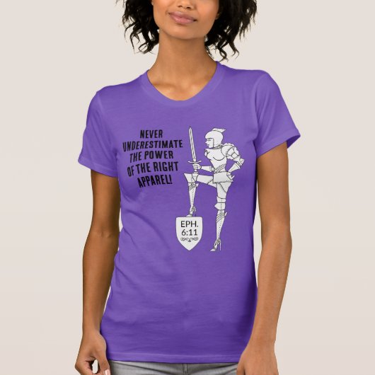 「完全な鎧を身に着けよ」Tシャツ Tシャツ (正面)