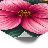 完全な開花 ポスター (角)