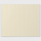 完全な黄色ストライプの。 ラッピングペーパー (フラット)