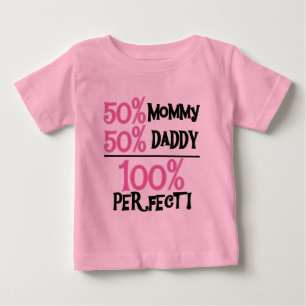 完全な100% -ピンクのTシャツおよびギフト ベビーTシャツ